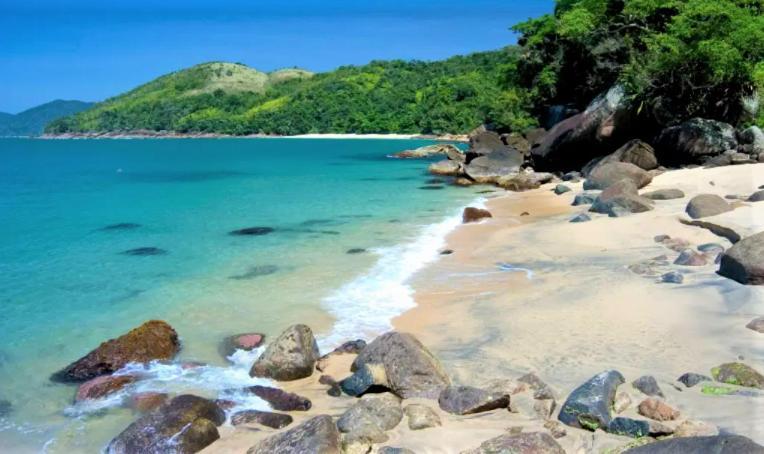 Apartamento 2 Novissimo E Bem Localizado - Ubatuba-Sp Kültér fotó