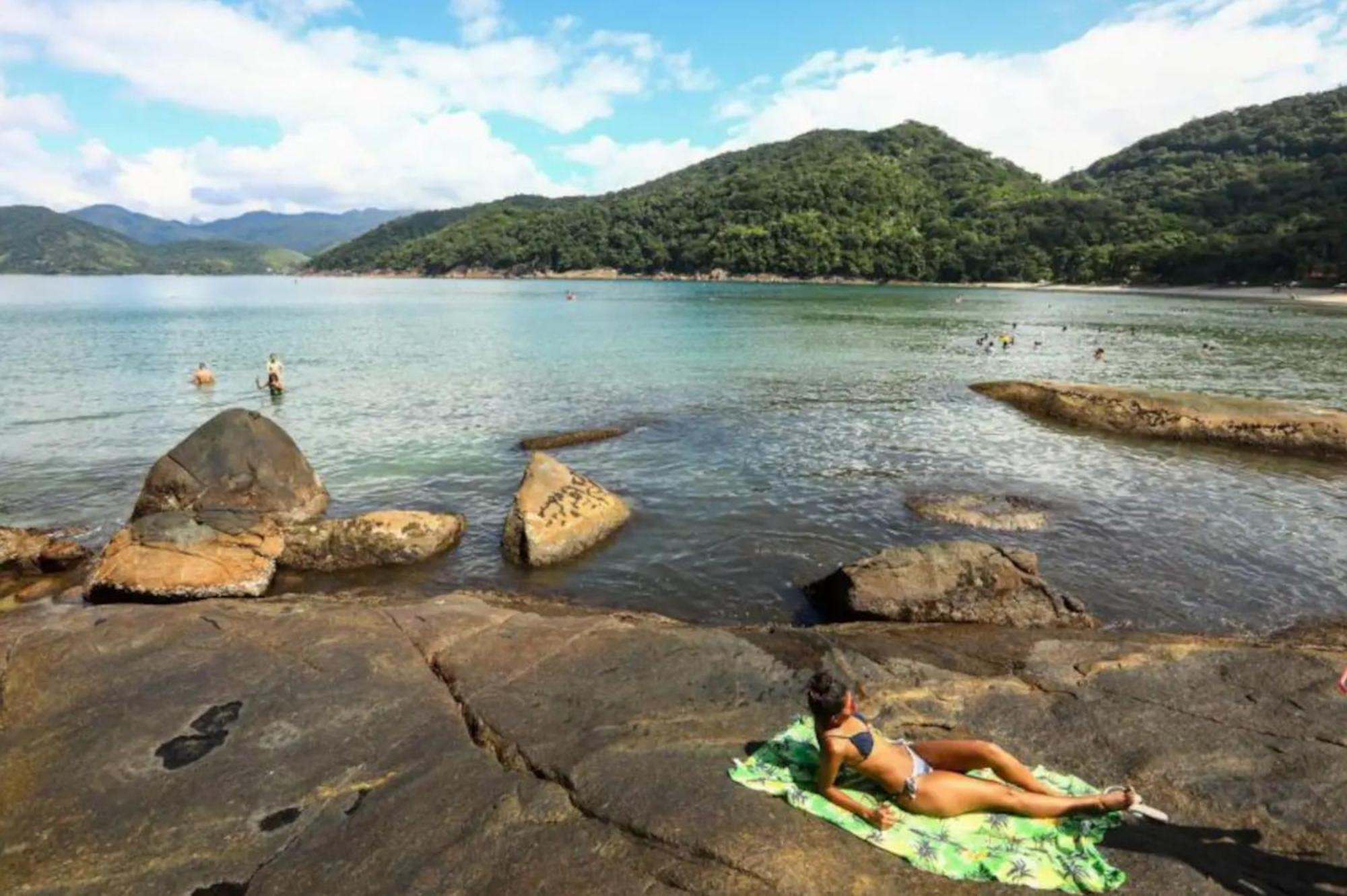 Apartamento 2 Novissimo E Bem Localizado - Ubatuba-Sp Kültér fotó